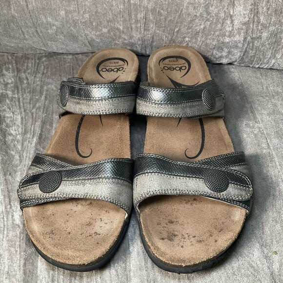 Abeo Barbara B.I.O. System Sandals Womens 10 N Neutral Footbed Beige Leather - Picture 10 of 12